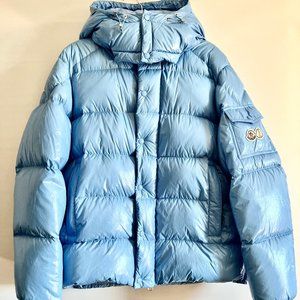 BRAND NEW- Iconic Moncler Maya 70 jacket;  MEN- SIZE 5, Blue